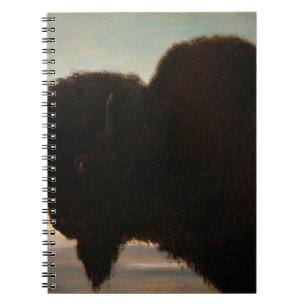 Albert Bierstadt Buffalo Head Notizblock