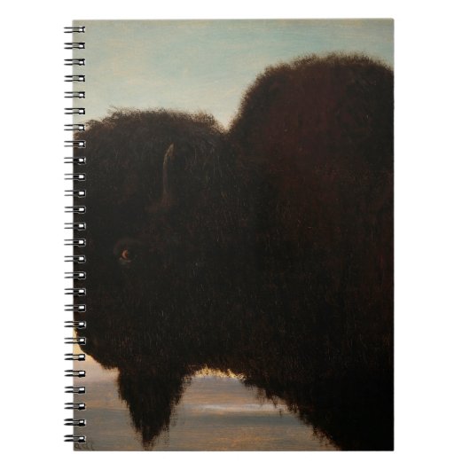 Albert Bierstadt Buffalo Head Notizblock (Vorderseite)