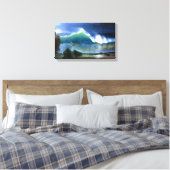 Albert Bierstadt - Die Küste des türkisblauen Meer Leinwanddruck (Insitu (Schlafzimmer))