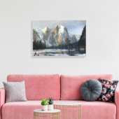 Albert Bierstadt - Domgestein, Yosemite Leinwanddruck (Insitu (Wohnzimmer))