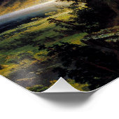 Albert Bierstadt Ein Sturm im Rocky Mountains Poster (Ecke)