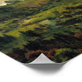 Albert Bierstadt Ein Sturm im Rocky Mountains Poster (Ecke)