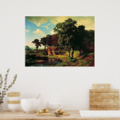 Albert Bierstadt, eine rustikale Mühle Poster (Küche)