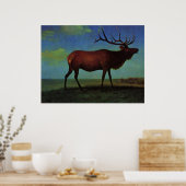Albert Bierstadt, Elk Poster (Küche)