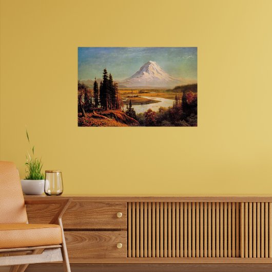 Albert-Bierstadt-Gemälde, Mount Rainier, Poster (Wohnzimmer 2)