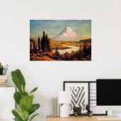 Albert-Bierstadt-Gemälde, Mount Rainier, Poster (Heimbüro)