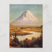Albert Bierstadt Gemälde, Mount Rainier, Postkarte (Vorderseite)
