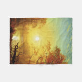 Albert-Bierstadt-Gemälde, Sonnenaufgang, Fleecedecke (Vorderseite (Horizontal))