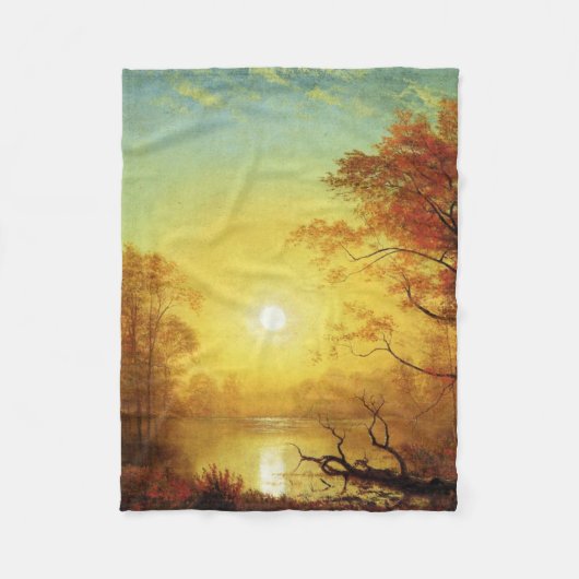 Albert-Bierstadt-Gemälde, Sonnenaufgang, Fleecedecke (Vorderseite)