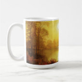 Albert-Bierstadt-Gemälde, Sonnenaufgang, Kaffeetasse (Links)