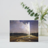 Albert Bierstadt Geysers in Yellowstone Postkarte (Stehend Vorderseite)
