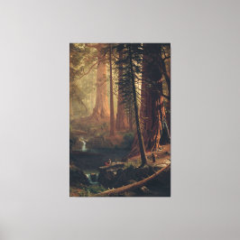 Albert Bierstadt Giant Redwood Trees of Californi Leinwanddruck