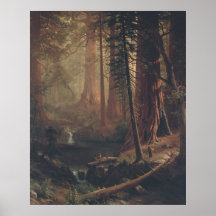 Albert Bierstadt Giant Redwood Trees of California