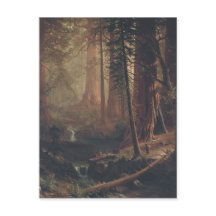 Albert Bierstadt Giant Redwood Trees of California
