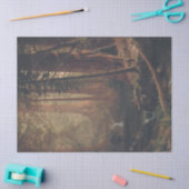 Albert Bierstadt Giant Redwood Trees of California Seidenpapier (Basteln)