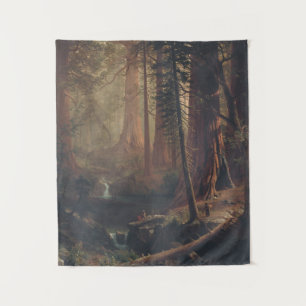 Albert Bierstadt Giant Redwood Trees of California Wandteppich