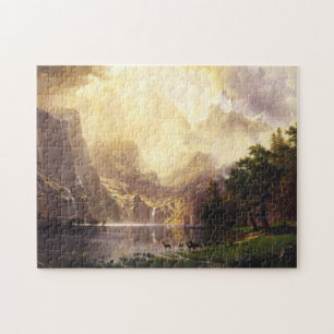 Albert Bierstadt im Gebirgspuzzlespiel Puzzle