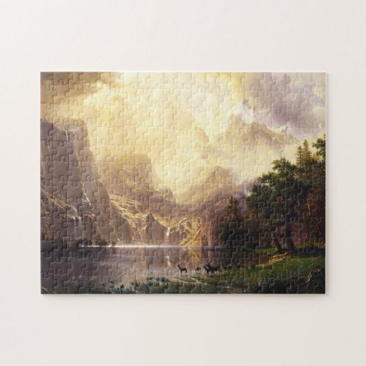 Albert Bierstadt im Gebirgspuzzlespiel Puzzle (Horizontal)