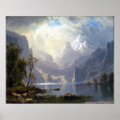 Albert Bierstadt Im Sierras Lake Tahoe Poster (Vorne)