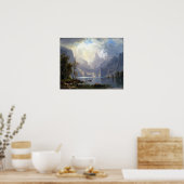 Albert Bierstadt Im Sierras Lake Tahoe Poster (Küche)