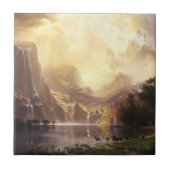 Albert Bierstadt in der Gebirgsfliese Fliese (Vorderseite)