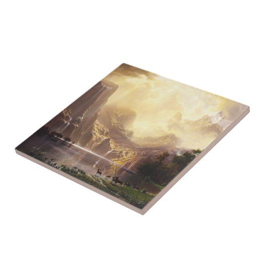Albert Bierstadt in der Gebirgsfliese Fliese (Seite)