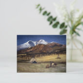 Albert Bierstadt Indian Encampment Postkarte (Stehend Vorderseite)