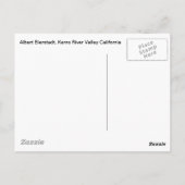 Albert Bierstadt, Kerns River Valley California Postkarte (Rückseite)