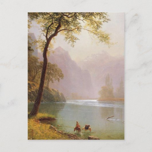 Albert Bierstadt, Kerns River Valley California Postkarte (Vorderseite)