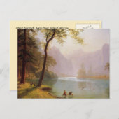 Albert Bierstadt, Kerns River Valley California Postkarte (Vorne/Hinten)