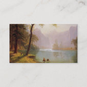 Albert Bierstadt, Kerns River Valley California Visitenkarte (Rückseite)