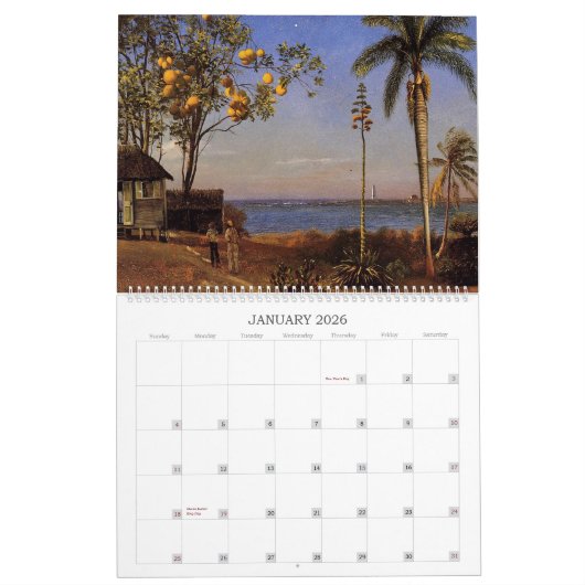 Albert Bierstadt Landschaft Kalender (Jan 2026)