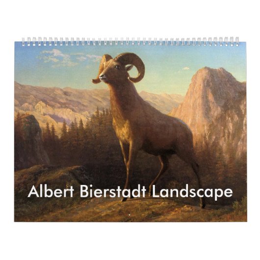 Albert Bierstadt Landschaft Kalender (Titelbild)