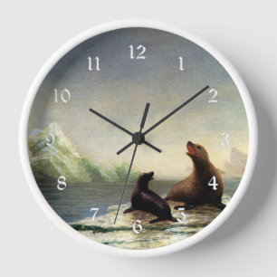 Albert Bierstadt malen, Siegel Uhr