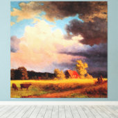 Albert Bierstadt Malerei, Bayerische Landschaft Leinwanddruck (Insitu (Holzboden))