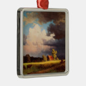 Albert Bierstadt Malerei, Bayerische Landschaft Ornament Aus Metall (Rechts)