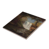 Albert Bierstadt Malerei Wald Wasserfall Destiny Fliese (Seite)