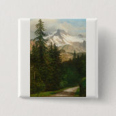 Albert Bierstadt Malerschnee im Hochland Button (Vorderseite)