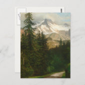 Albert Bierstadt Malerschnee im Hochland Postkarte (Vorne/Hinten)