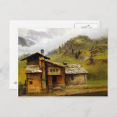 Albert Bierstadt Mountain House Postkarte (Vorne/Hinten)