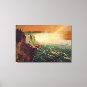 Albert Bierstadt, Niagara Falls. Leinwanddruck