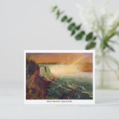 Albert Bierstadt, Niagara Falls. Postkarte (Stehend Vorderseite)