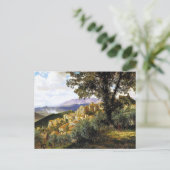 Albert Bierstadt - Olevano Postkarte (Stehend Vorderseite)