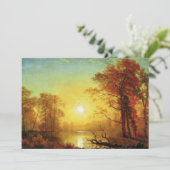 Albert Bierstadt painting, Sunrise, Karte (Stehend Vorderseite)