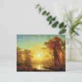 Albert Bierstadt painting, Sunrise Postkarte (Stehend Vorderseite)