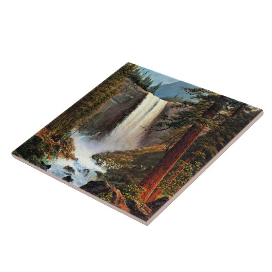Albert Bierstadt painting, Vernal Falls Fliese (Seite)