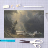 Albert Bierstadt Puget Sound an der Pazifikküste Seidenpapier (Handwerk)