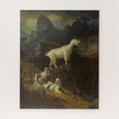 Albert Bierstadt Rocky Mountain Goats Jigsaw Puzzl Puzzle (Vertikal)