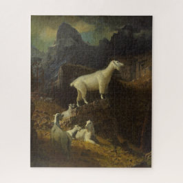 Albert Bierstadt Rocky Mountain Goats Jigsaw Puzzl Puzzle