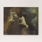 Albert Bierstadt Rocky Mountain Goats Jigsaw Puzzl Puzzle (Horizontal)
